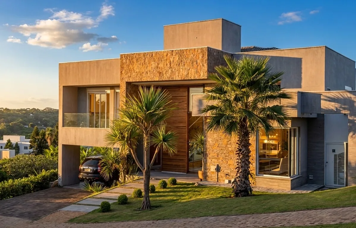 Residencia de alto padrao construida pela Tioda Arquitetura em Alphaville Granja Viana